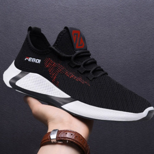Men's Breathable Casual  Non-slip Low-top Running Shoes