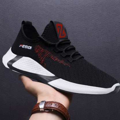 Men's Breathable Casual  Non-slip Low-top Running Shoes