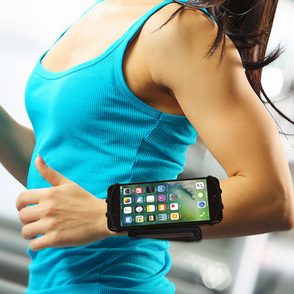 Adjustable Silicone Sports Phone Armband | Running & Workout Phone Holder