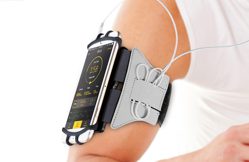 Adjustable Silicone Sports Phone Armband | Running & Workout Phone Holder