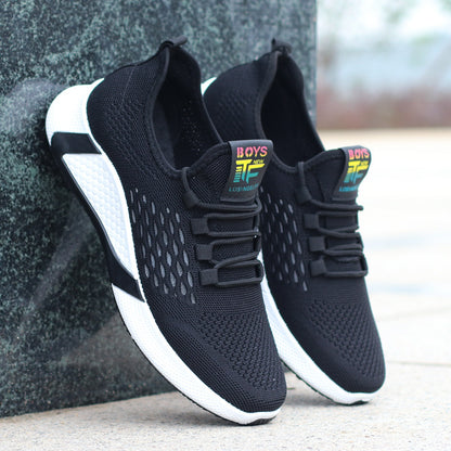 Men's Breathable Casual  Non-slip Low-top Running Shoes