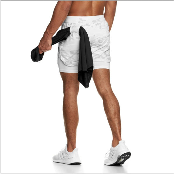 Men's 2-in-1 Sports Running Shorts | Quick Dry Gym & Workout Shorts