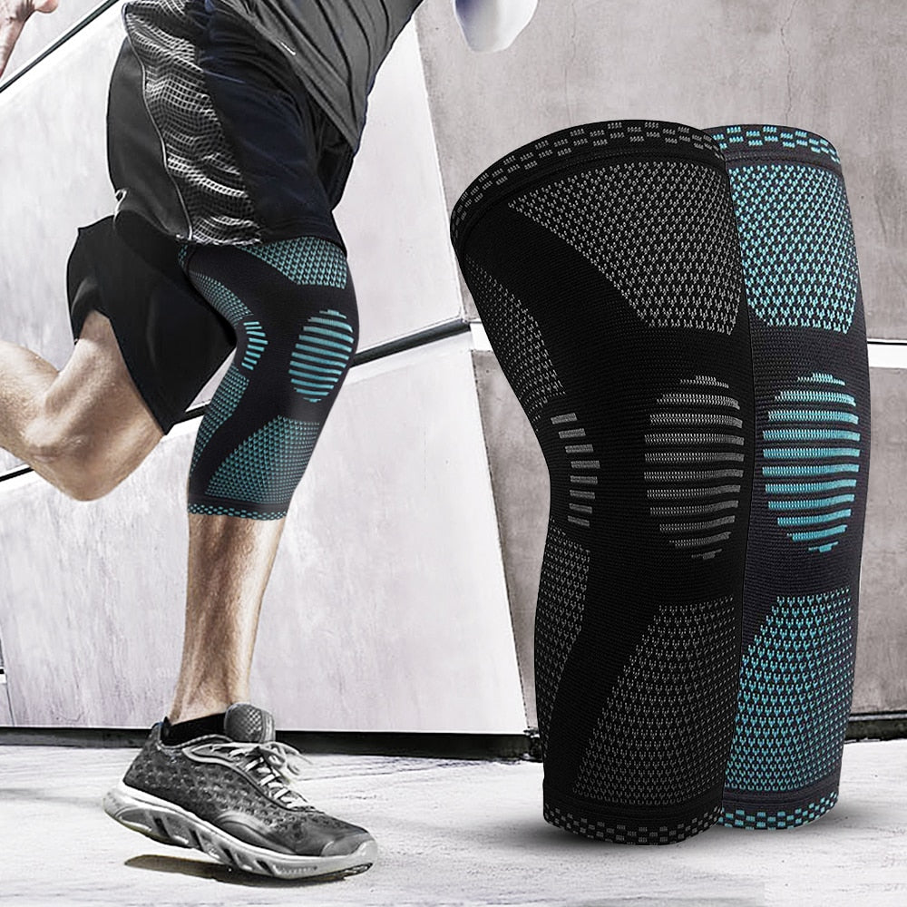 Knitted Sports Knee Support Pads | Compression Sleeve for Running, Basketball & Gym