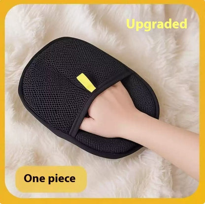 Pet Hair Mitt Remover Deshedding Brush/ Glove for Pets With Long or Short Curly Hair