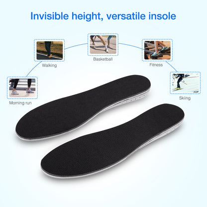 Height-Lifting Shoe Insoles with Memory Foam
