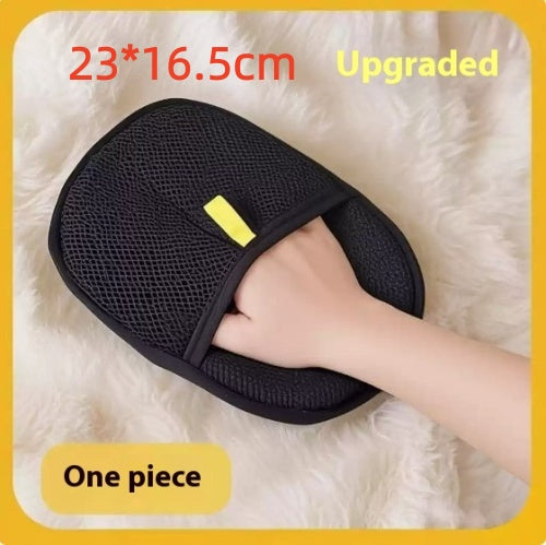 Pet Hair Mitt Remover Deshedding Brush/ Glove for Pets With Long or Short Curly Hair