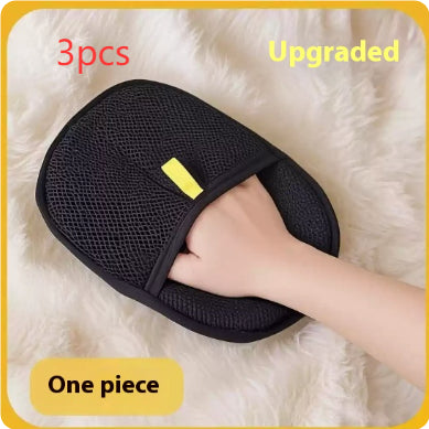 Pet Hair Mitt Remover Deshedding Brush/ Glove for Pets With Long or Short Curly Hair