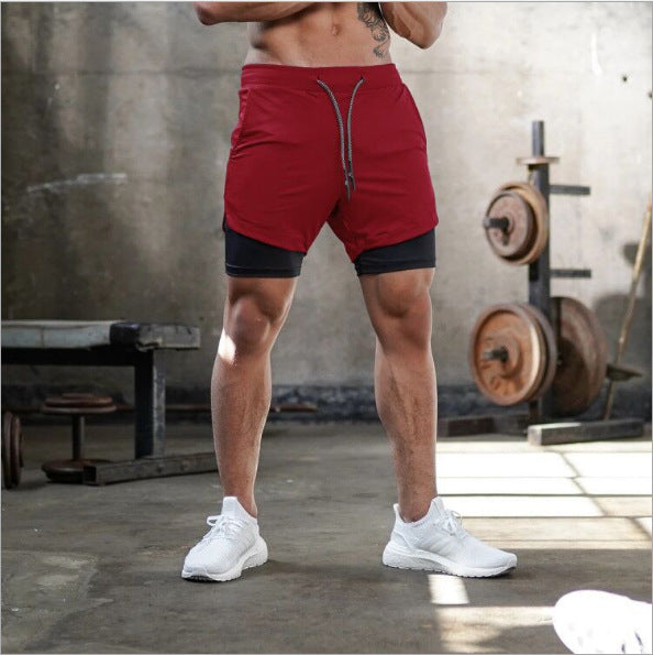Men's 2-in-1 Sports Running Shorts | Quick Dry Gym & Workout Shorts