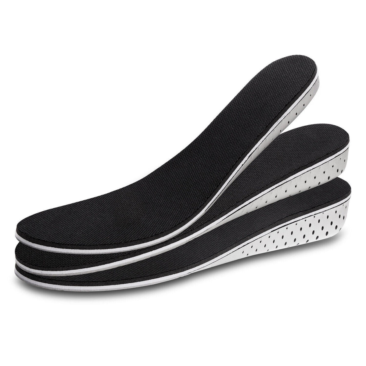 Height-Lifting Shoe Insoles with Memory Foam
