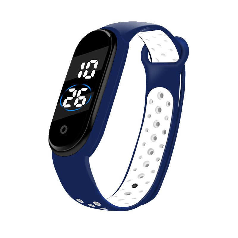 Waterproof Two-color Sports Bracelet Watch