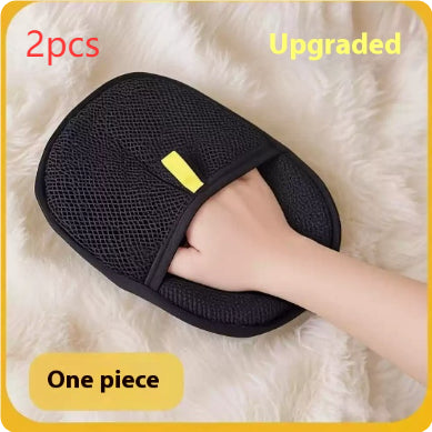Pet Hair Mitt Remover Deshedding Brush/ Glove for Pets With Long or Short Curly Hair