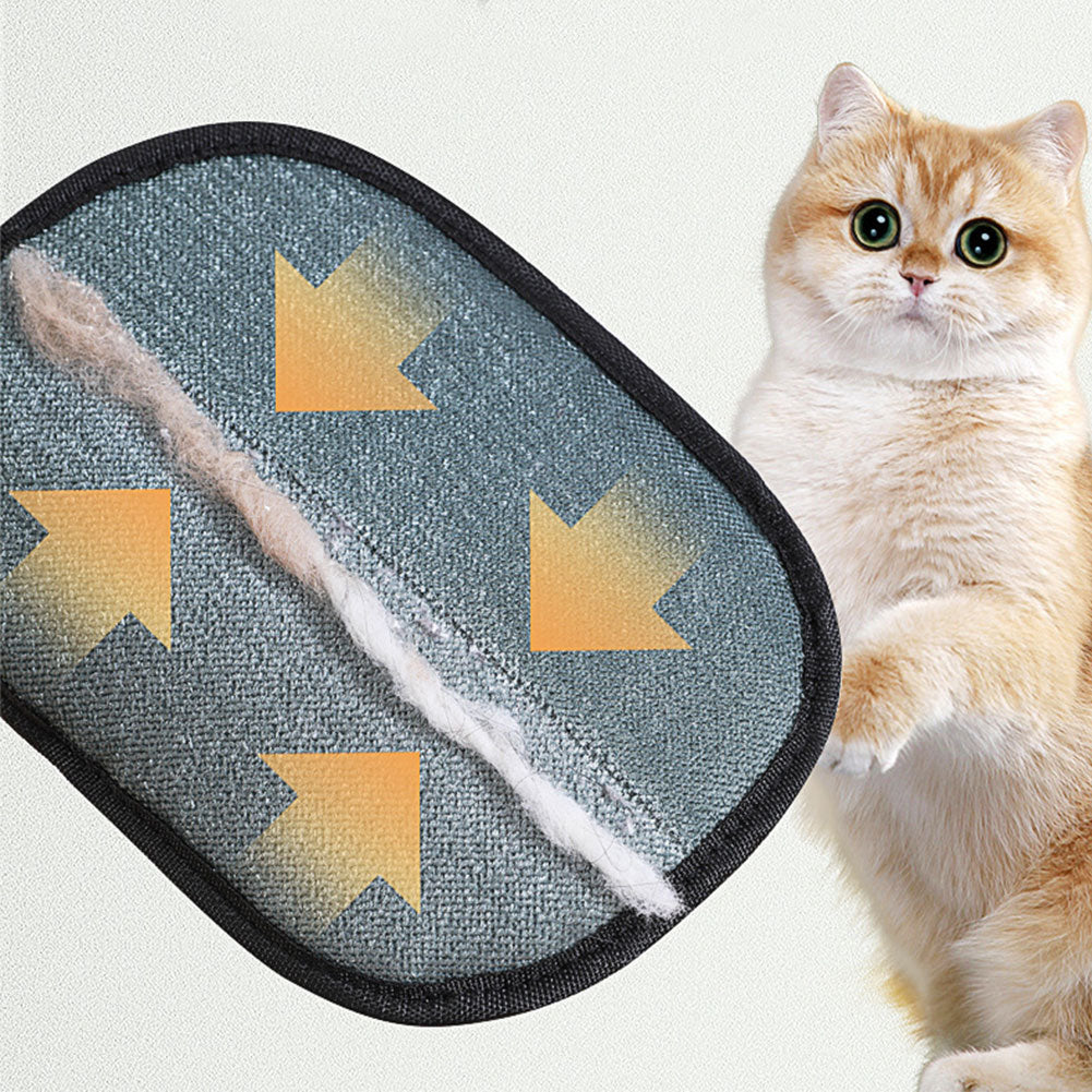 Pet Hair Mitt Remover Deshedding Brush/ Glove for Pets With Long or Short Curly Hair