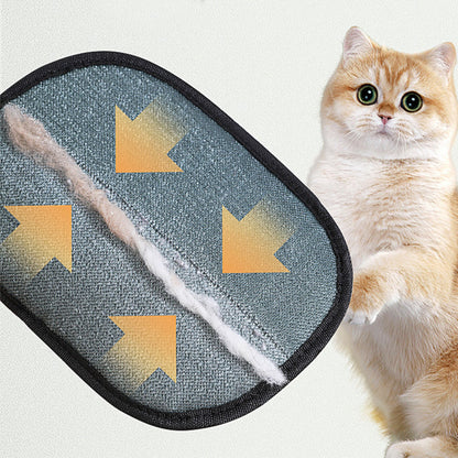 Pet Hair Mitt Remover Deshedding Brush/ Glove for Pets With Long or Short Curly Hair