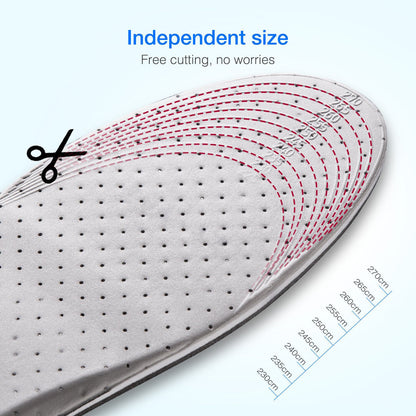 Height-Lifting Shoe Insoles with Memory Foam