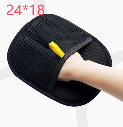 Pet Hair Mitt Remover Deshedding Brush/ Glove for Pets With Long or Short Curly Hair