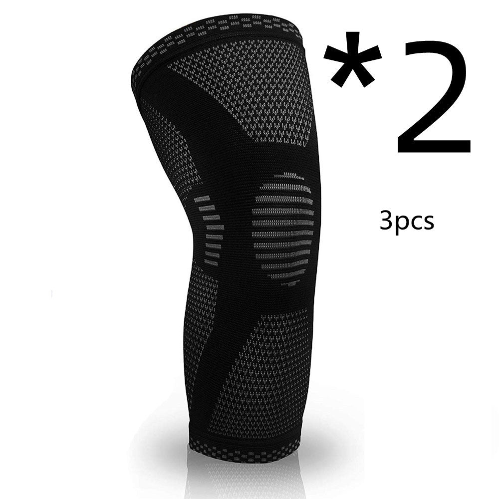 Knitted Sports Knee Support Pads | Compression Sleeve for Running, Basketball & Gym