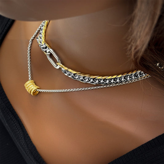 Cuban  Chain Link Hand Polished Necklace