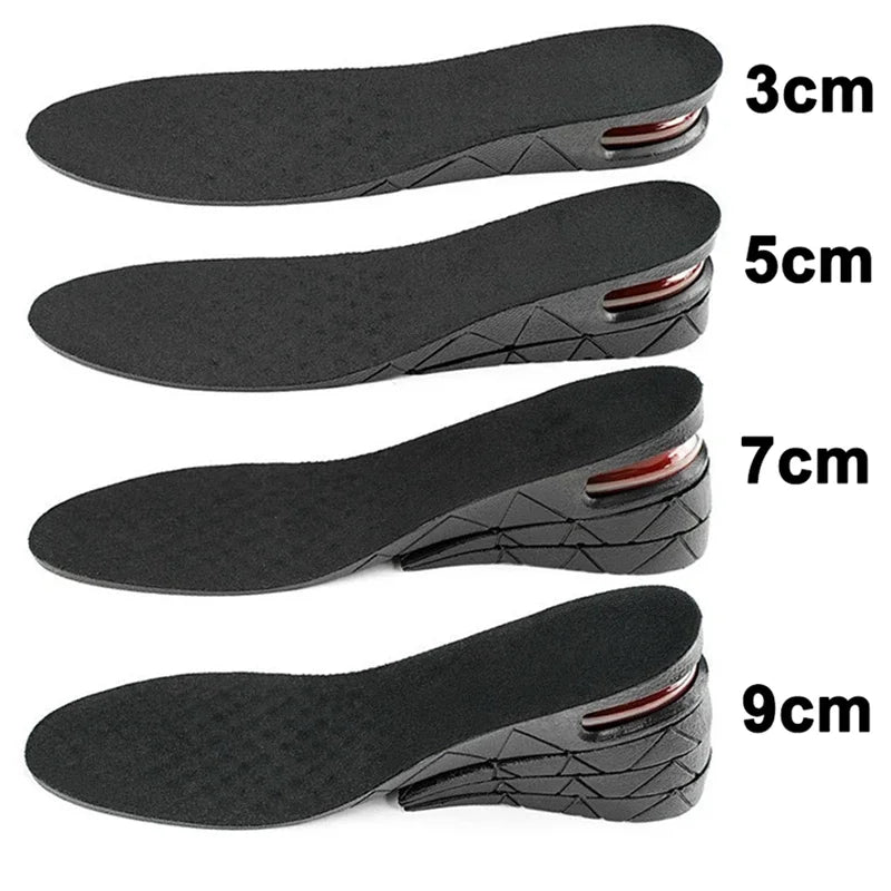 Air-Cushion Shoe Lift Insoles – 3–9 cm Options