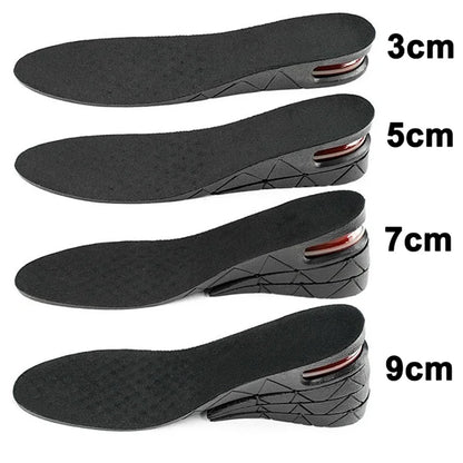 Air-Cushion Shoe Lift Insoles – 3–9 cm Options