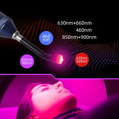 Rechargeable Handheld Red & Near-Infrared LED Light Device