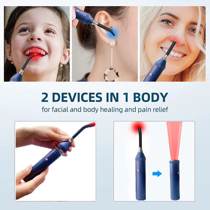 Rechargeable Handheld Red & Near-Infrared LED Light Device
