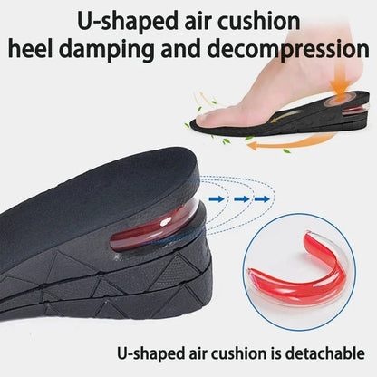 Air-Cushion Shoe Lift Insoles – 3–9 cm Options