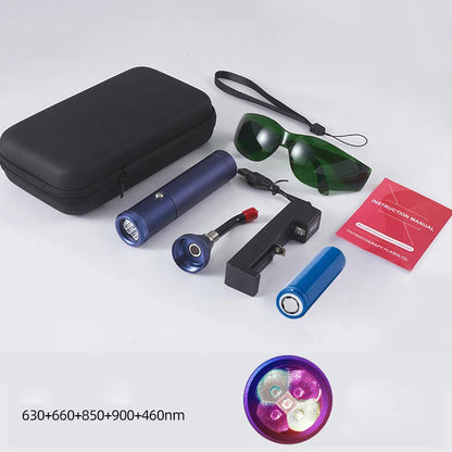Rechargeable Handheld Red & Near-Infrared LED Light Device