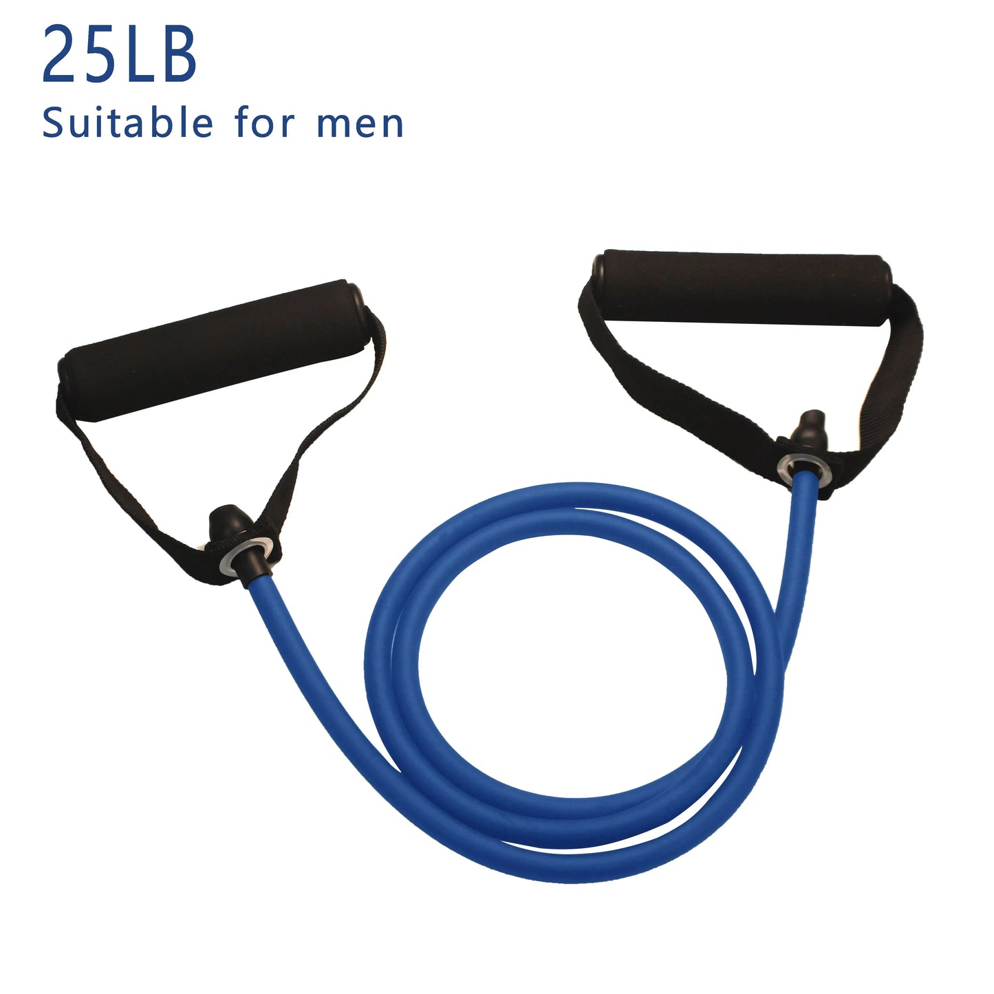 Exercise Resistance Workout Bands with Handles Suitable for Strength Training at Home