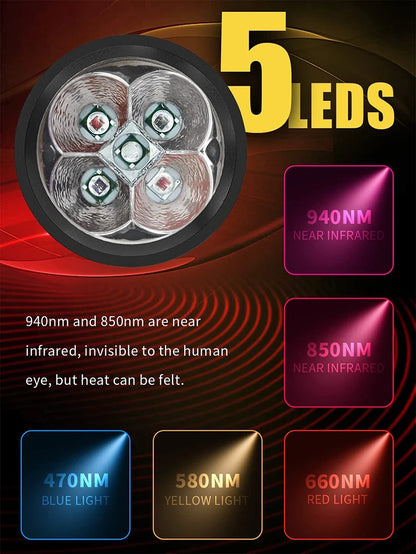 Blue & Red LED Light Lamp for Home Use
