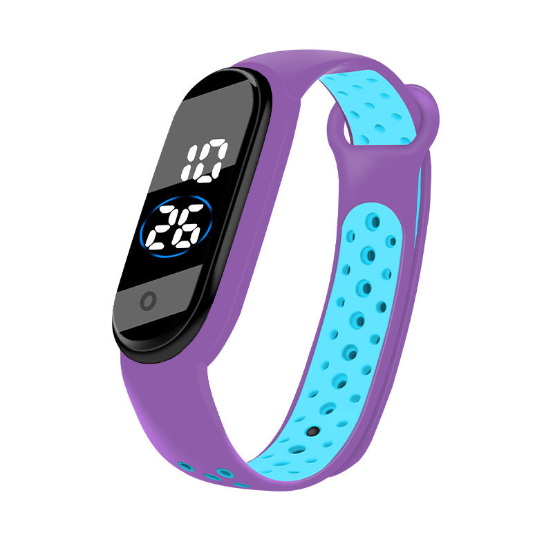 Waterproof Two-color Sports Bracelet Watch