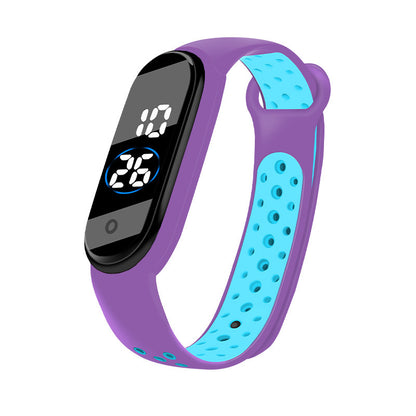 Waterproof Two-color Sports Bracelet Watch