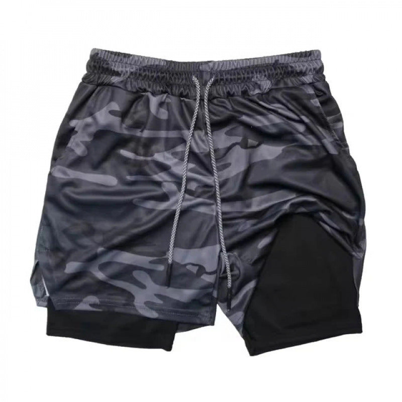 Men's 2-in-1 Sports Running Shorts | Quick Dry Gym & Workout Shorts
