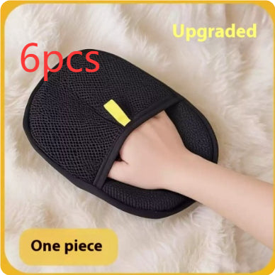 Pet Hair Mitt Remover Deshedding Brush/ Glove for Pets With Long or Short Curly Hair