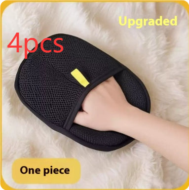 Pet Hair Mitt Remover Deshedding Brush/ Glove for Pets With Long or Short Curly Hair