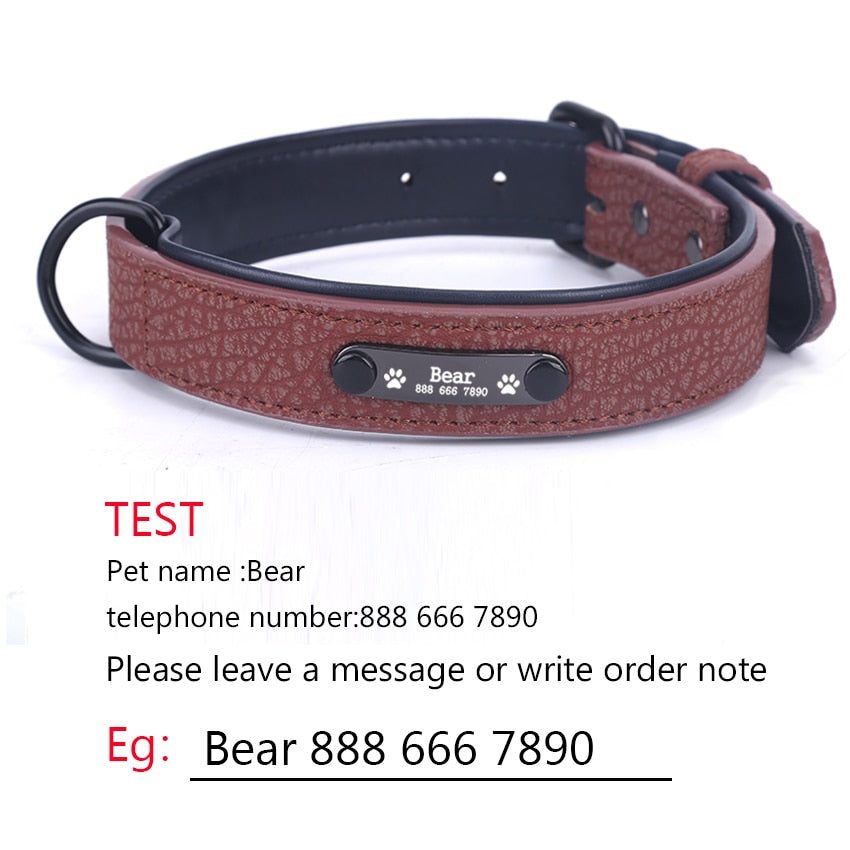 Personalized Adjustable Dog Collars