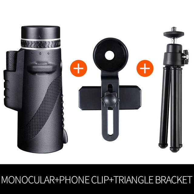 Powerful Monocular Telescope for Smartphone 40 X 60  Glass Magnification