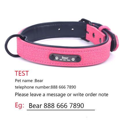 Personalized Adjustable Dog Collars