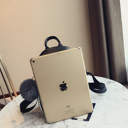 Compact Leather Backpack