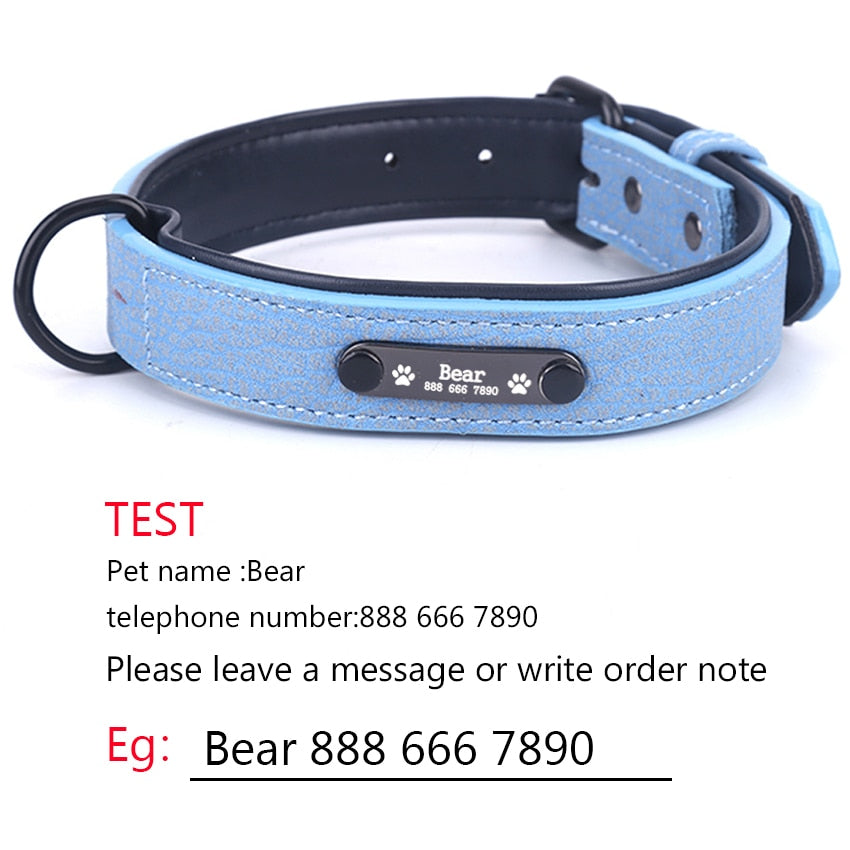 Personalized Adjustable Dog Collars